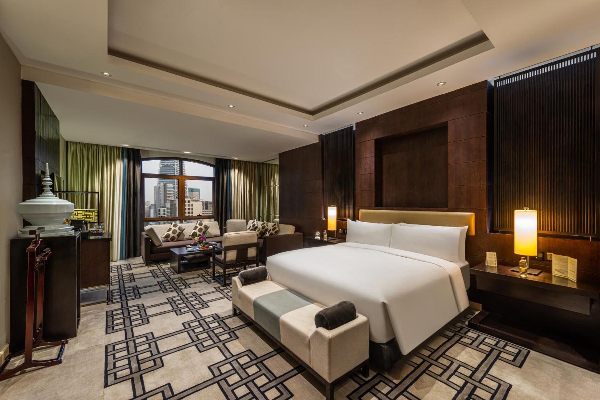 Narcissus Riyadh Hotel & Spa Exterior foto A suite at the hotel